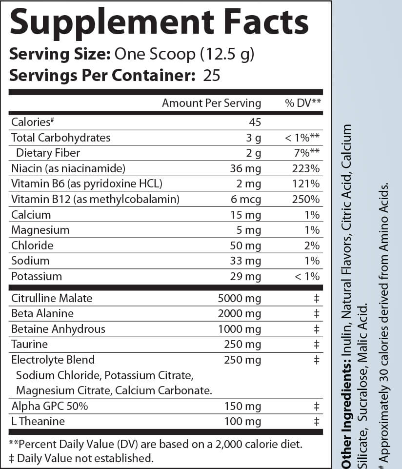Pump Non - Stim Pre - Workout Cherry Blast