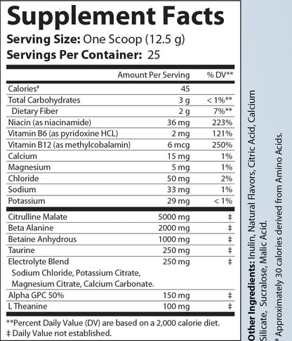 Pump Non - Stim Pre - Workout Cherry Blast