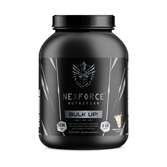6lb Bulk Up! Mass Gainer Vanilla Milkshake w/Low Sugar