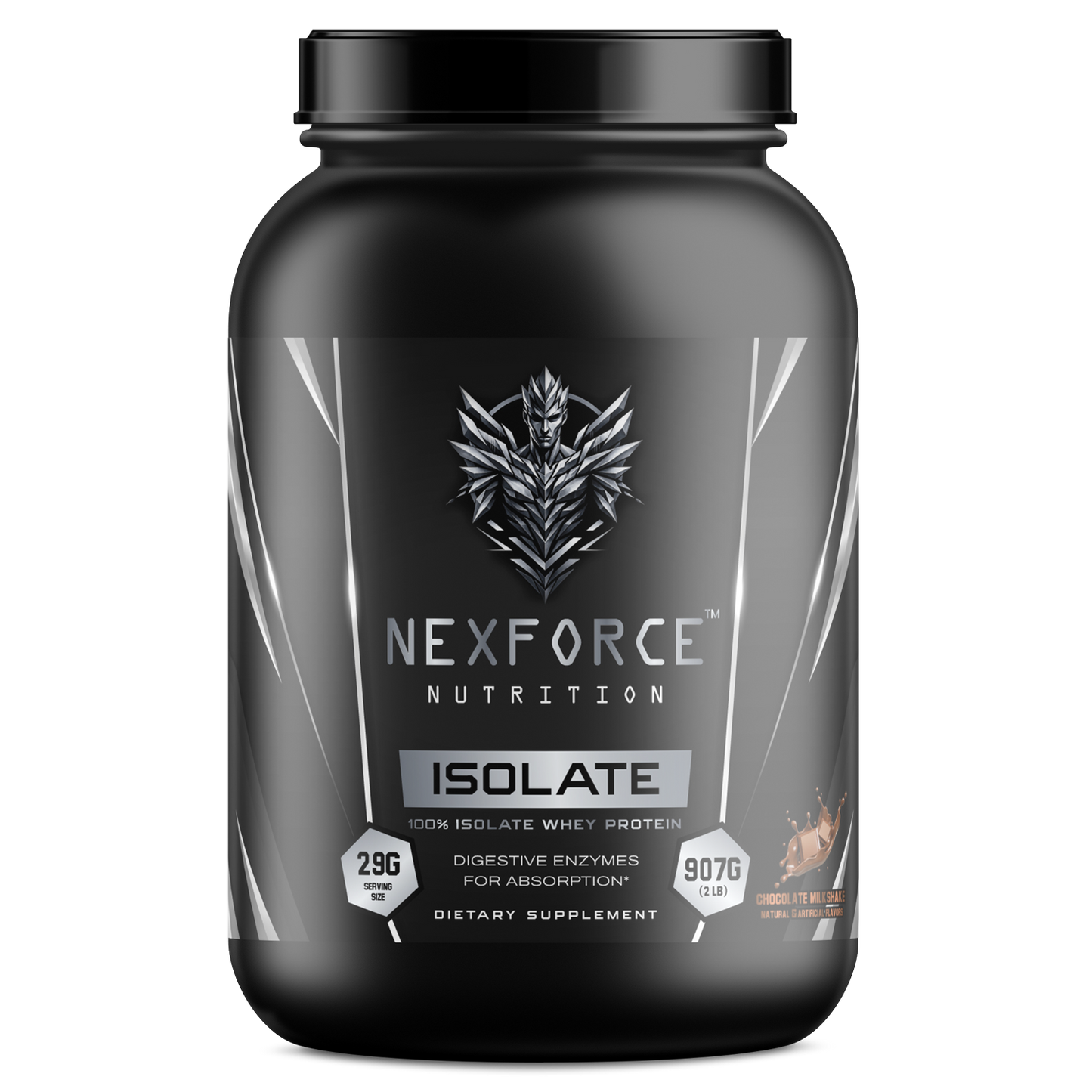 2lb 100% Whey Isolate Chocolate – 31 servings