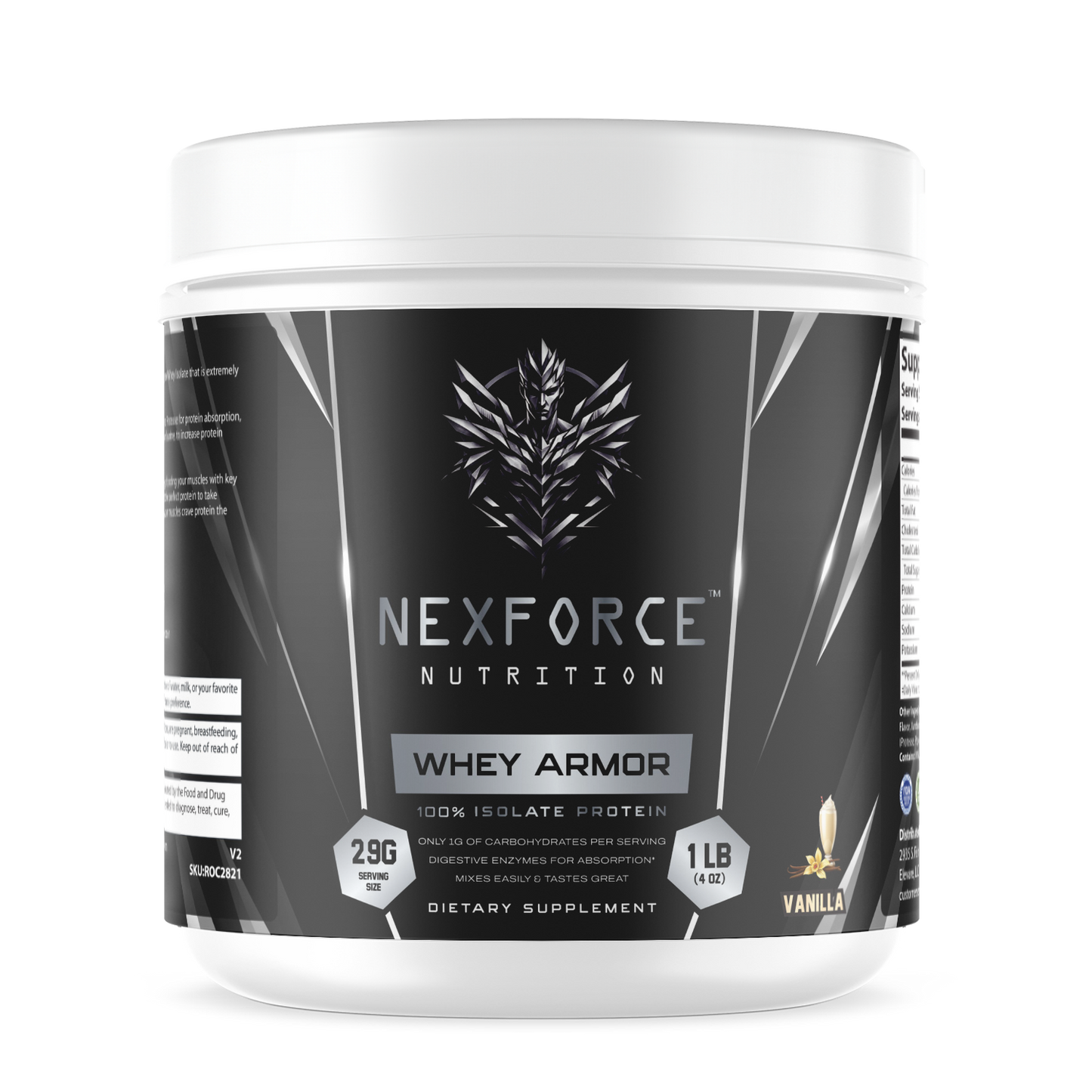 1lb Whey Armor Isolate Protein Berry