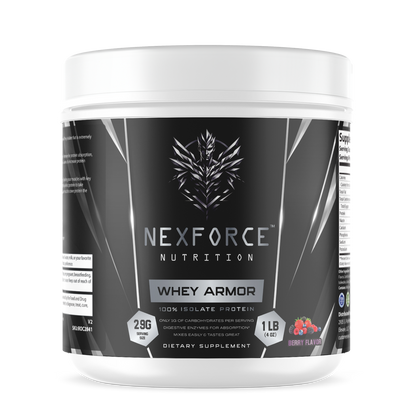 1lb Whey Armor Isolate Protein Berry