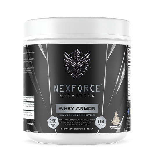 1lb Whey Armor Isolate Protein Unflavored
