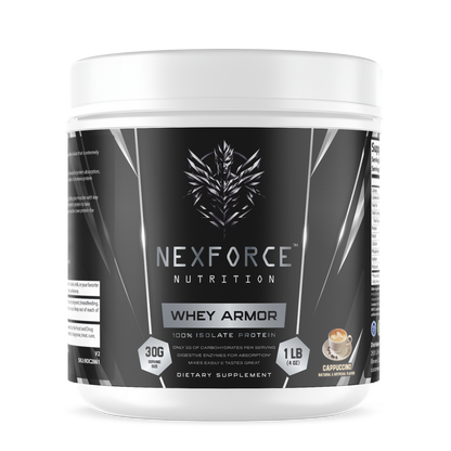 1lb 100% Whey Armor Isolate Protein Cappuccino
