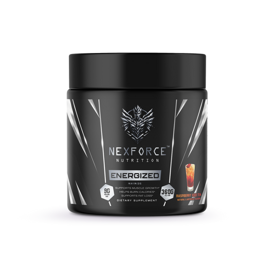 Energized Aminos Raspberry Iced Tea 360g – 40 servings